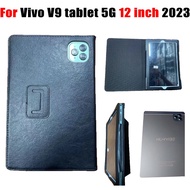 For Vivo V9 tablet 5G 12 inch 2023 High Quality PU Leather Drop Resistant Stand Flip Cover Tablet PC Vivo V9 12 inch Fashion Crystal Pattern Tablet Case