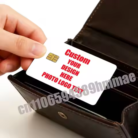 Customize Commission Custom Photo Logo Text Sticker Paper Skin Credit Bank ID Campus Bus Metro Work 