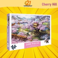 1000 PCS Puzzle Cherry Hill / 1000 Pieces Puzzle Cherry Hill / 1000pcs Puzzle Cherry Hill 75cm x 50c