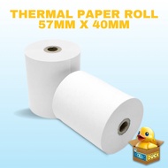 Thermal Paper Roll 57mm x 40mm Receipt Roll Grab Order Printing Credit Card Cash Register Nets Termi