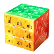 AmigoCube 3x3 Speed Cube Periodic Table Stickerless 3x3x3 Magice Cube