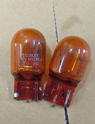 หลอดไฟเลี้ยว หลอด T20 WY21W. 12V.JAPAN  TOYOTA HONDA NISSAN MAZDA MITSUBI...