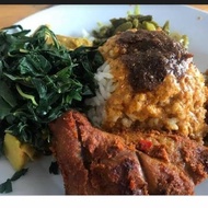 catering nasi bungkus Padang ayam opor rendang ikan bakar telor dadar