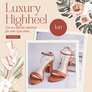 [ส่งเร็วพิเศษ!] pash shoe รุ่น Bella PS003 รองเท้าเปิดส้น รองเท้าส้นสูง 3 นิ้ว ไซส์ 35-43 รองเท้าผู้