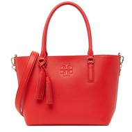 Tory Burch Thea Small Convertible Tote Bag in Brilliant Red