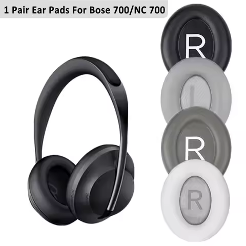 Wholesale 1 Pair Soft Cover Headphone Ear Pads Replacement Foam Leather Cushions For Bose 700/NC700 