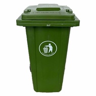 Green Plastic Dustbin 100L/120L/240L [ LIMITED PURCHASE: Maximum 1 Piece ]