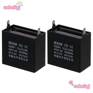AHTY Ceiling Fan Capacitor, Metalized CBB61 10uF 450V AC, High-quality 47x25x42.5mm Film Capacitors 