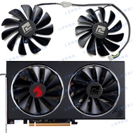 Original POWERCOLOR Shake News / Dylan RX5700XT 5700 5600XT Red Dra Dragon graphics card fan Free shipping warranty for one year