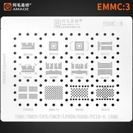 AMAOE EMMC IC pin blister:3 for And roid Nand Flash EMMC EMCP UFS LPDDR PCIE 153 162 169 200 221 254