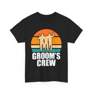 Groom Groomsmen Bachelor Party Fiancee Groom'S Crew T-Shirt