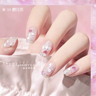 LP-8 Get coupons🪁Water-Based Fruit Fragrance Tasteless Tearable Star Moon Sequins Nail Polish Baking-Free White Pregnant