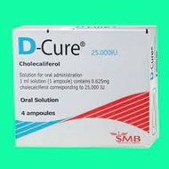 D CURE Vitamin D 25000IU / 25000iu    EXP=07/2024