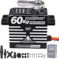HobbyPark 828oz-in 60kg Servo High Torque Waterproof RC Steering Servo Metal Gears Stainless Steel A