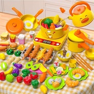 mainan masak masak mainan budak perempuan mainan masak masakan set Mainan memasak dapur kanak-kanak 