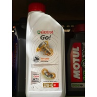 MESIN Castrol GO OIL 1L 0.8L CASTROL GO 4T ENGINE OIL 1L 0.8L (GUARANTEED 100% CASTROL ASI OIL) 4T M