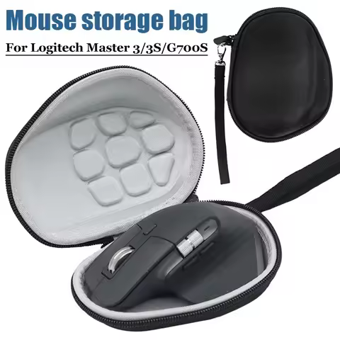 EVA Hard Case for Logitech MX Master 3/Master 3S/Master G700S Wireless Mouse Travel Waterproof Carry