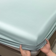 Low priceSilky Cooling 40s Lyocell Fiber Fitted Sheet Deep Pocket US King 183*203*40cm Eucalypt Tenc