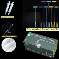 Raya Ramadan COD 5pcs/50pcs Disposable Blunt needle 21G 22G 23G 25G 27G 美容工具 used for 3ml/5ml Luer L