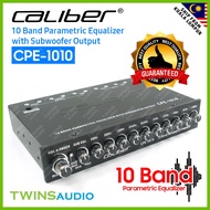 CALIBER EQUALIZER & CROSSOVER CPE-1010 10 BAND & CPE-777 7BAND Equalizer Pre-Amplifier
