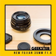 NEW Fujian 35mm f1.6 ✨ สำหรับ Mirrorless ( FUJI / OLYMPUS / SONY / PANASONIC / CANON / NIKON ) ( เลน