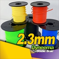 Dyneema 2.3mm Speargun Line Tali Untuk Paser Panah Ikan Double Braided spektra kuat Kaku Barang impo