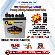 PENANG SPECIAL DELIVERY & INSTALLATIONS PROVIDED   Otopower NS40ZL Accessible MF Battery-44B19L (9P)