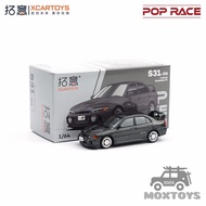 XCarToys x Pop Race 1:64 Evolution IV Dark grey Diecast Model Car