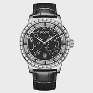 BEXEI 貝克斯 9192 星象系列 星空錶 自動機械錶 日期顯示 手錶 腕錶 9192 黑色