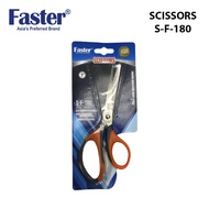 Faster S-F-180 Stainless Steel scissors 7 Inchi (1pc/card)