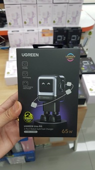 UGREEN New หัวชาร์จมอก.RoboGaN 65W Charger หน้าจอ LCD 3 Ports USB-Cx2/Ax1 หัวชาร์จRobot รุ่น CD361 4