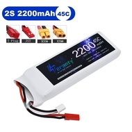 TERANTS 7.4V  2S 2200MAH  RC FPV Airplane Helicopter  Tank Model Racing Car Hobby JST XT60