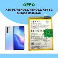 แบตเตอรี่ A97 5G/A95 5G/Reno5z/Reno6z reno 7 4g Battery Model BLP893พร้อมรับประกัน 3 เดือน