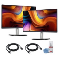 6th Ave Electronics 2 x Dell P2422H 24" Full HD 1080p, 16:9 IPS Monitor (P2422H) + 2 x HDMI Cable + 