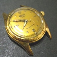 天地 藝品 收藏 超過 40 年 CALOLA 瑞士 K 金 百年 紀念 古董 錶 ( 最 早期 ETA 絕版 機芯 ) 珍藏 品 割愛 !