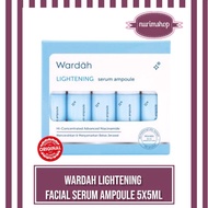 Wardah lightening facial serum ampoule 5x5ml