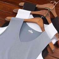 singlet lelaki baju dalam lelaki Rompi lancar sutera ais lelaki sutera sutera sutera kapas musim pan