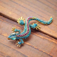 Party Gecko Funny Diamond For Women Dorcus Brooch And Clothing Accessories Needle