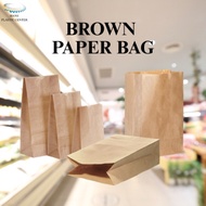 Brown Paper Bag / Kraft Paper Bag 50pcs/pack