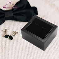 deevoka Cufflink Box Case, Cufflink Display Case for Men, Earring Box, Ring Box, Rotating Cufflinks,