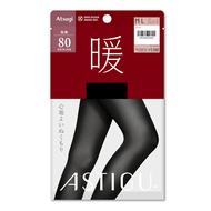 Atsugi ASTIGU Heat-Generating 80 Denier 480 Black L-LL 1 Pair