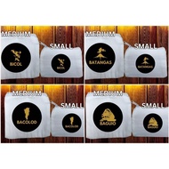 ohana Coin Purse Black Gold Design (Bacolod, Baguio, Batangas, Bicol)