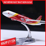 Mô hình máy bay Vietjet air 16cm