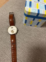 Titus Watch 鐵達時 石英錶蕊  皮錶帶不用入電(包順豐）