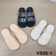 2cm wedge sandals with 2 straps in real photos taken by the shop