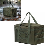CUTEFIY Large Capacity Bag, 60L With Shoulder Strap Camping Storage Bag, Durable  Fabric Thickened W