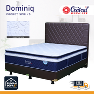 springbed central dominic plushtop pillowtop 160x200x37cm