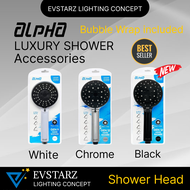 Alpha Shower Head Gen 9 / Gen 12 Black/Chrome/White Universal Water Heater