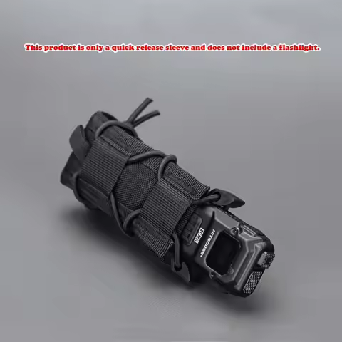 Nylon Holster for Nitecore EDC29, Tactical Molle Pouch with Belt Clip, Quick Release Light Holder fo