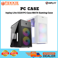 Inplay Lite X220 PC Case MATX Case Gaming Computer Case MATX Desktop Case Black and White